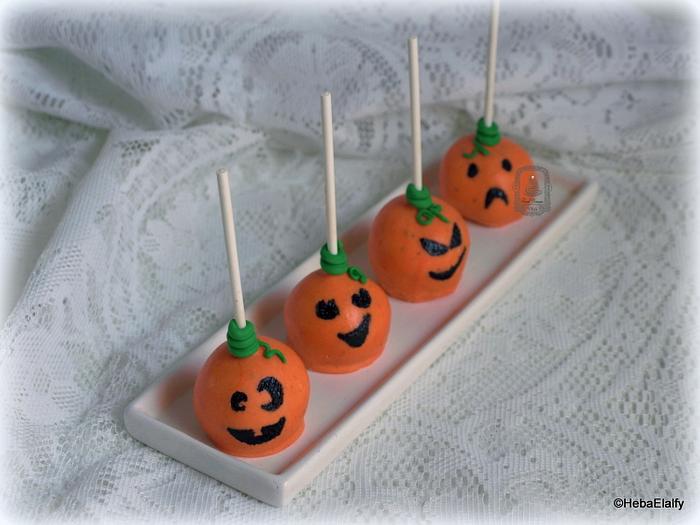 Cake Pop Pumpkins! - Decorated Cake by Sweet Dreams by - CakesDecor