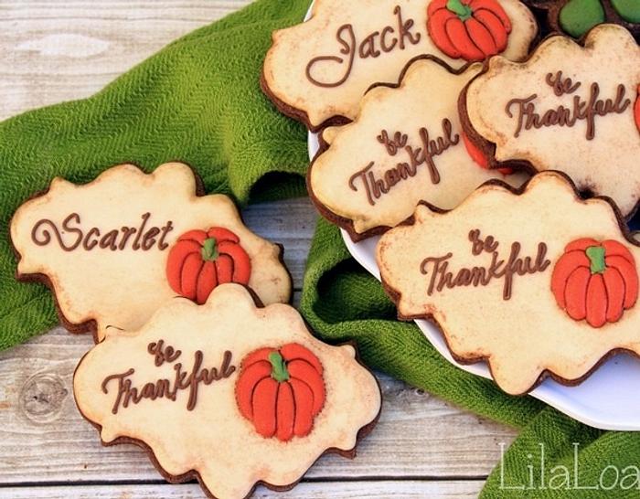 Thanksgiving Cookies!!