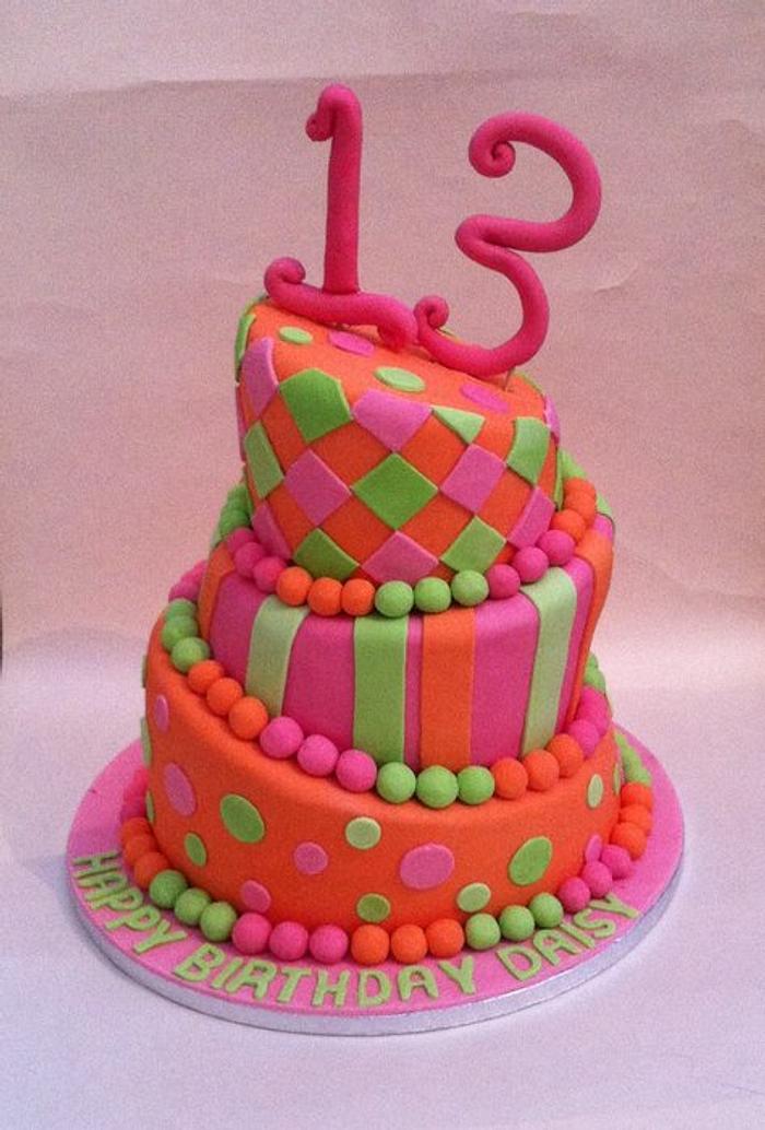 Topsey Turvey Birthday Cake