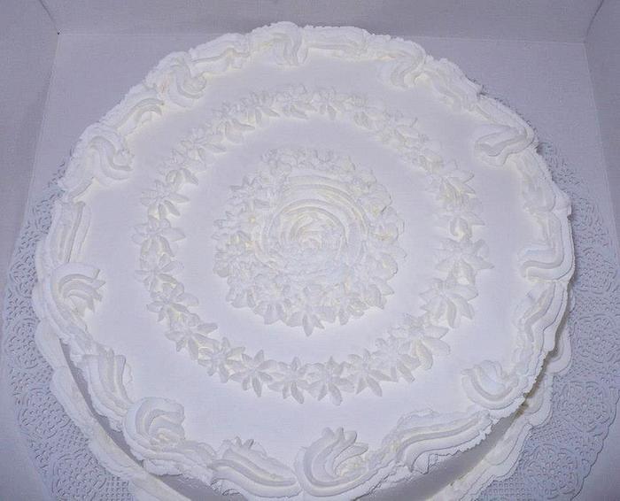 Cake with Whipped Cream