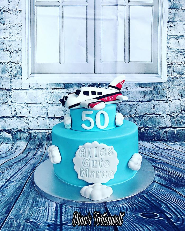 Airplane Cake 