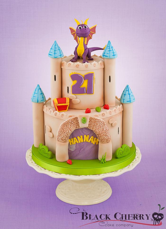 Spyro the Dragon Cake