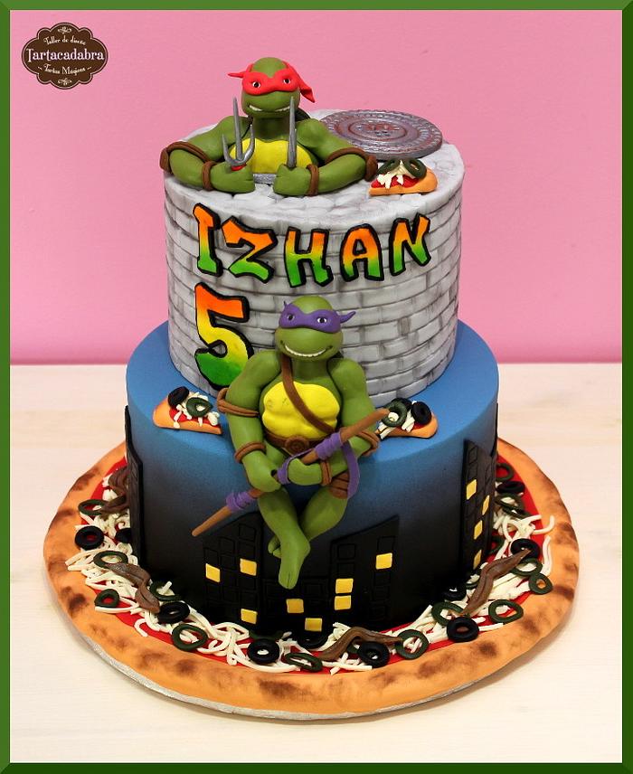 TMNT PIzza Label  Teenage mutant ninja turtle cake, Ninja turtle pizza,  Teenage mutant ninja turtles party