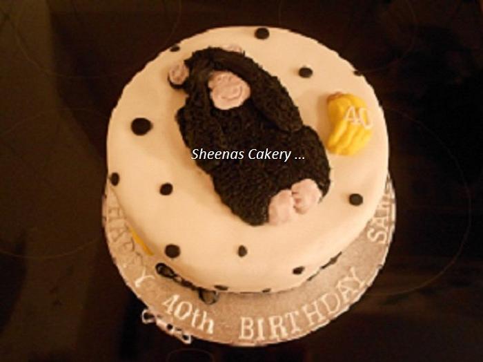 See No Evil 40th Birthday Cake