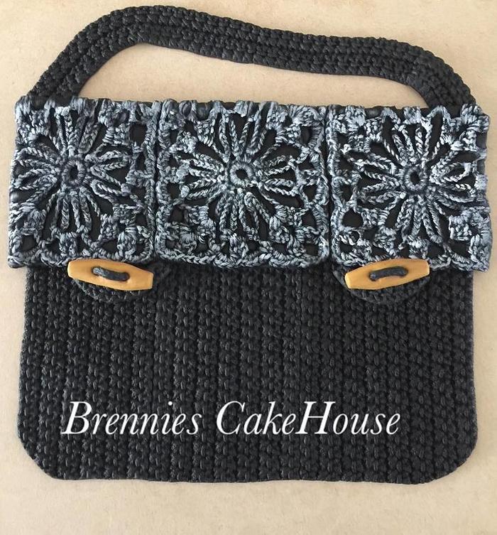 crochetted bag
