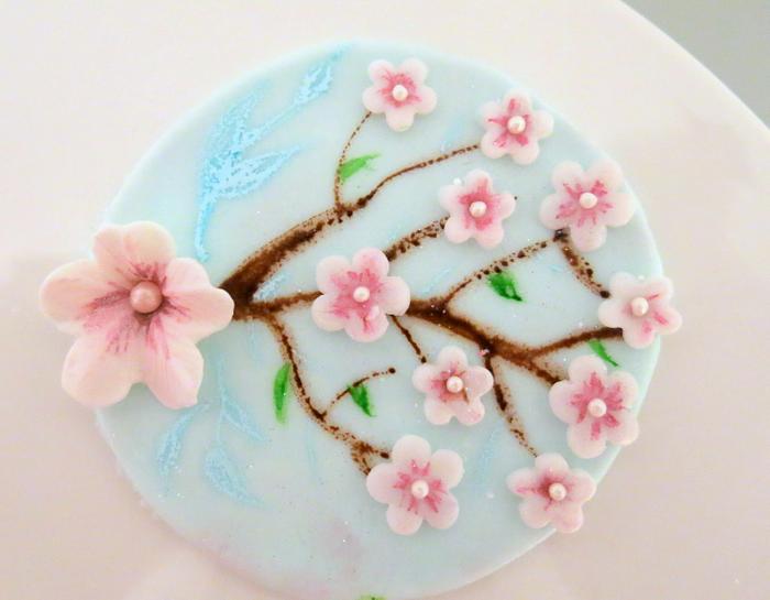 Blossom caketoppers