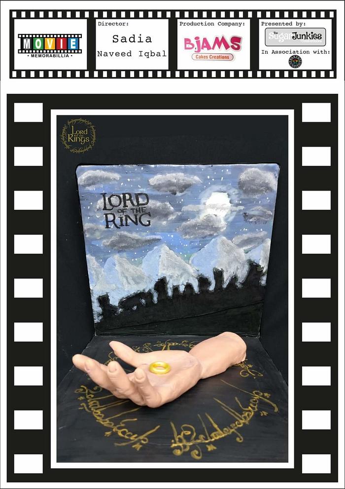 Lords of the rings cake in Movie Memorable cake collaborations 