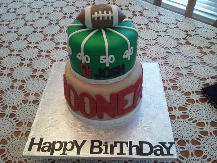OU Sooners Birthday Cake