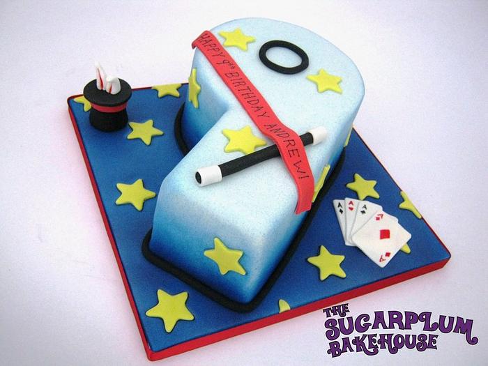 Magic Themed Number 9 Cake