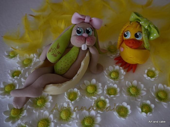 Easter cake toppers..