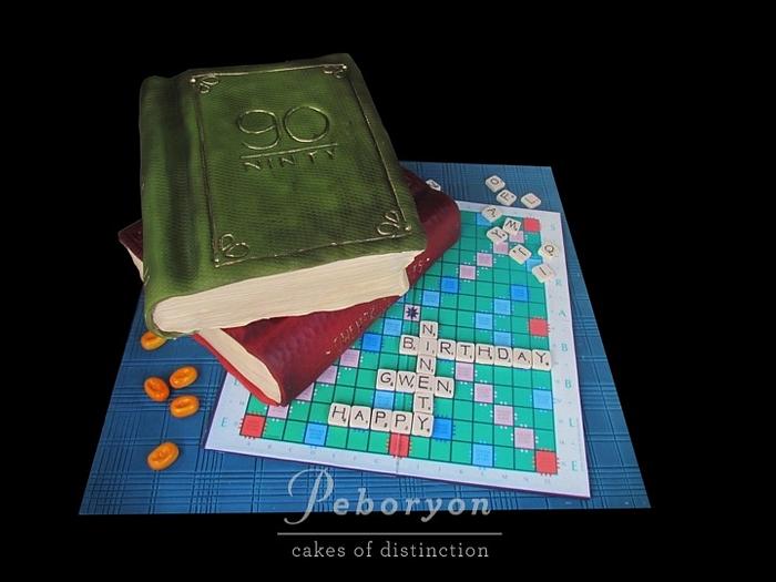 The Scrabble Cake