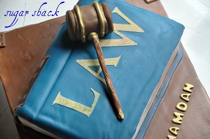 law book cake!!