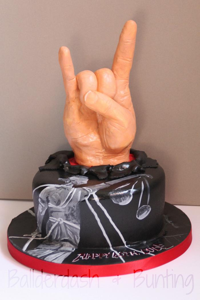 Metallica cake