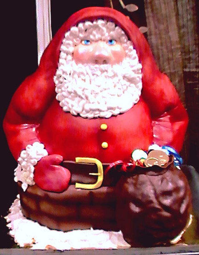 Santa Clause 3D cake