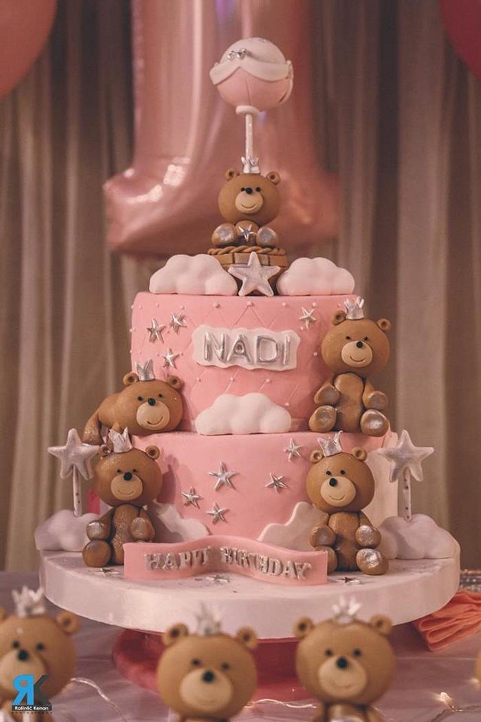 Girly Bears cake