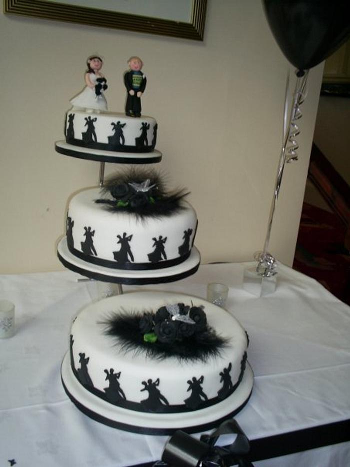 Brothers wedding cake