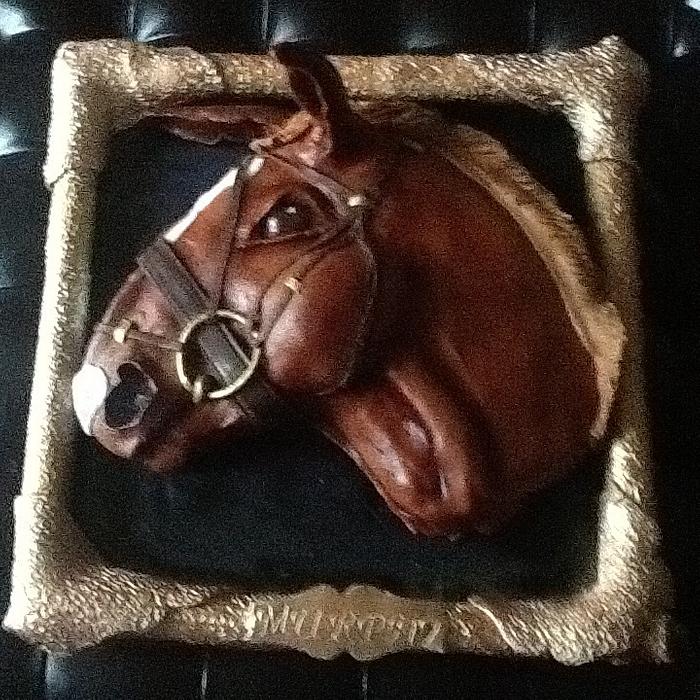 Portrait of a horse cake