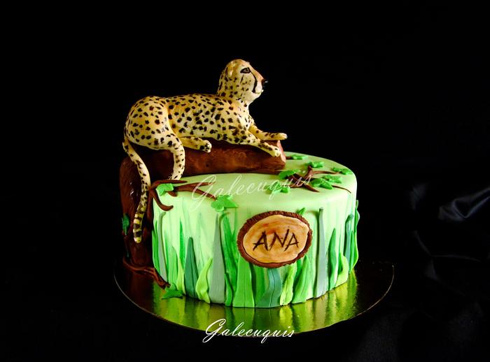 Cheetah - Decorated Cake by Gardenia (Galecuquis) - CakesDecor