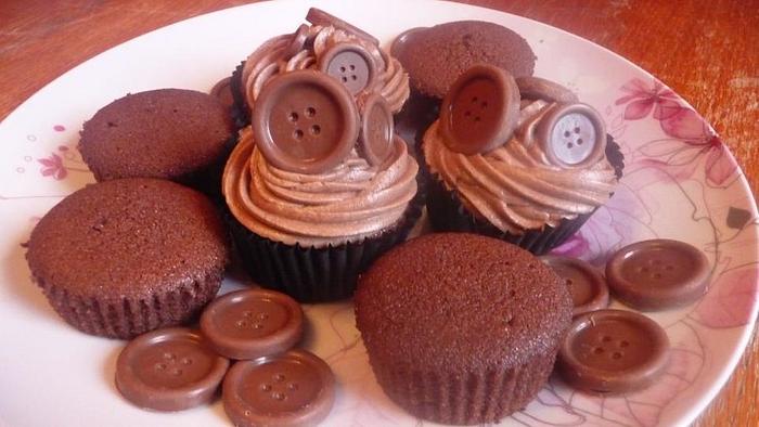 My Chocolate Button cupcakes