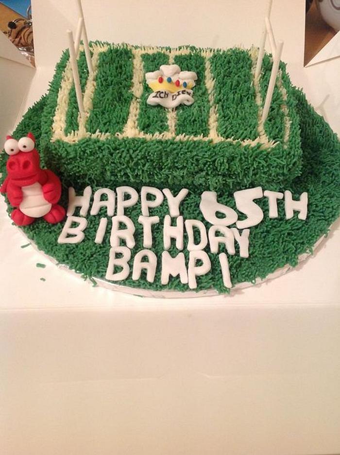 Welsh Rugby Fan Cake