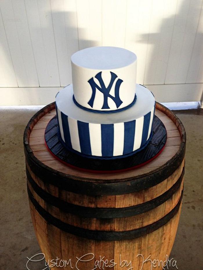 Yankees Groom's Cake