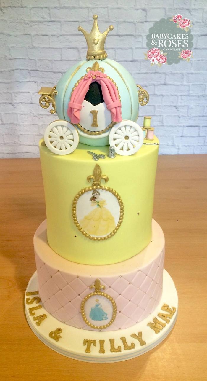 Cinderella Princess Carriage Cake