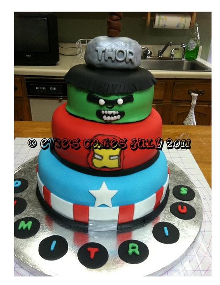 Avengers Cake