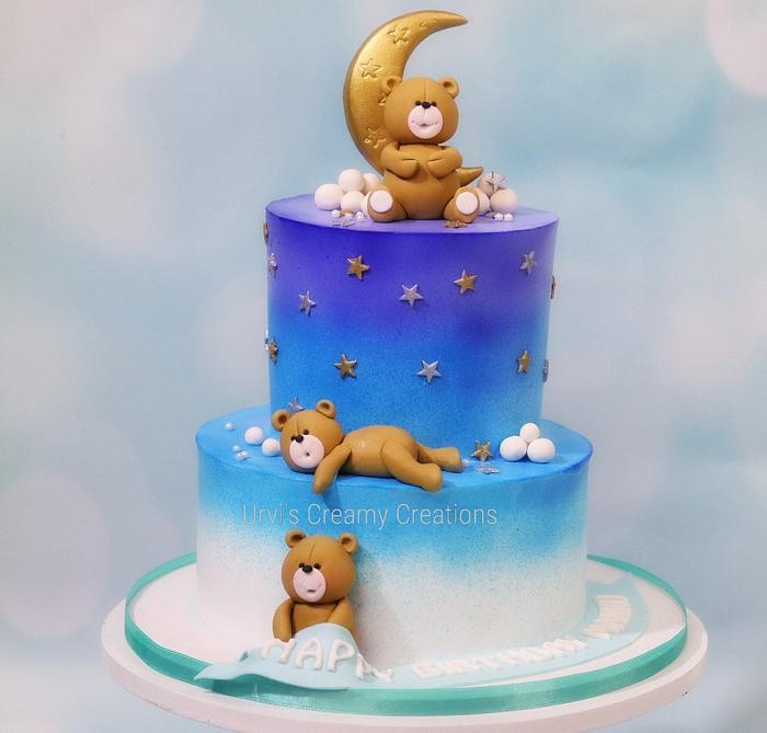 Teddy birthday cake