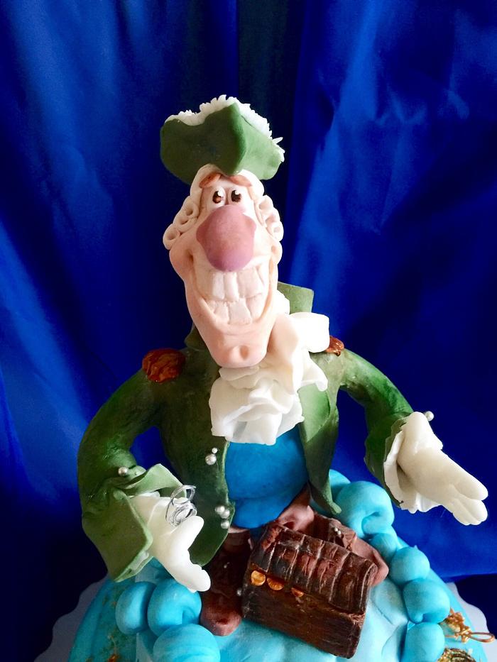 D-r Livesey- the hero of the cartoon Treasure Island. - - CakesDecor