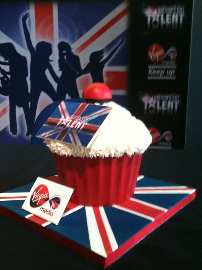 Britains Got Talent Giant Cupcake