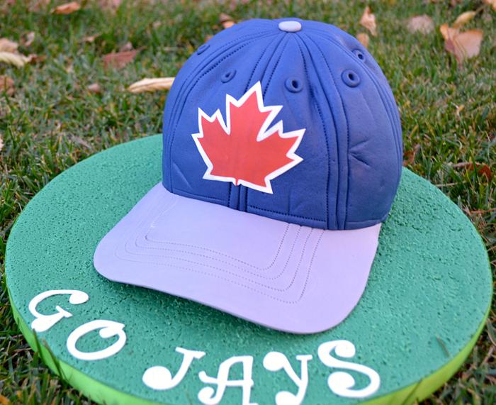 Blue Jays hat cake