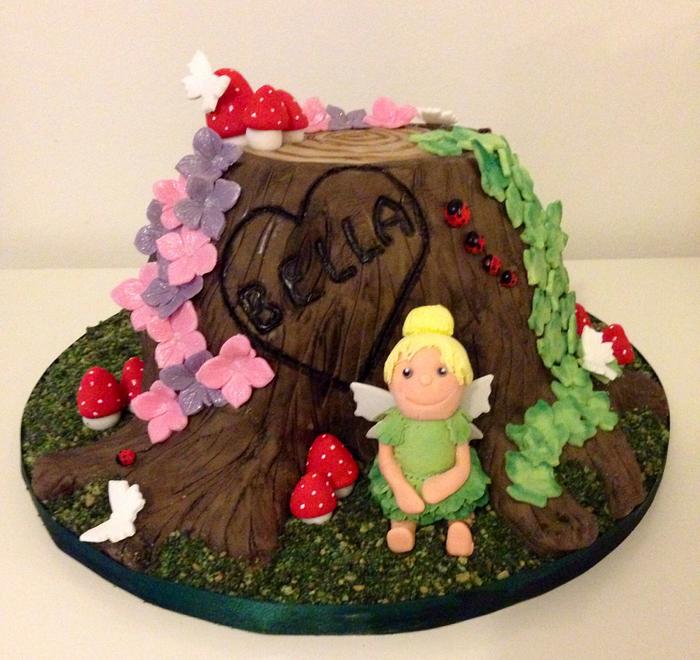 Fairy woodland cake