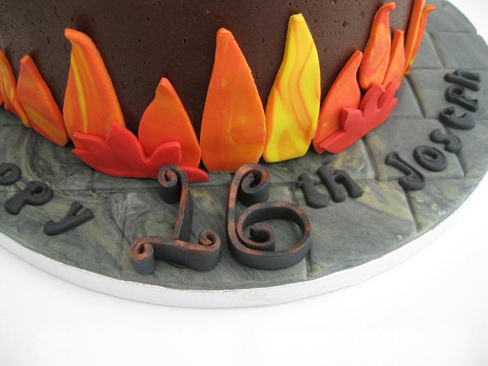Anvil Birthday Cake