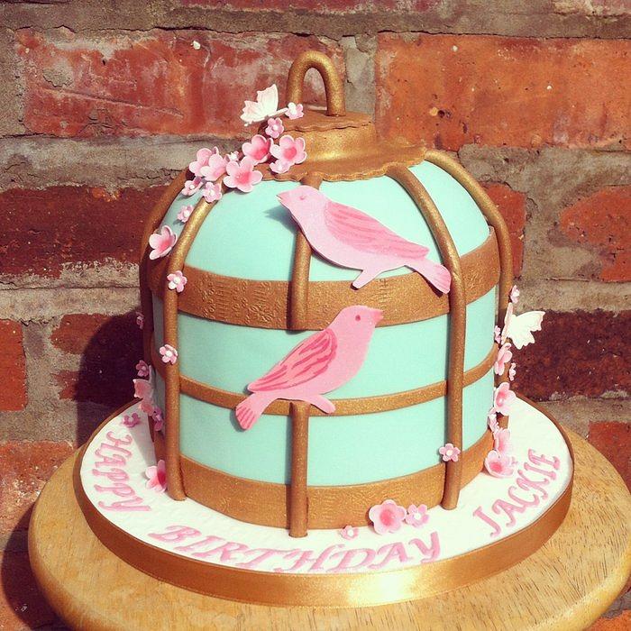 Birdcage cake