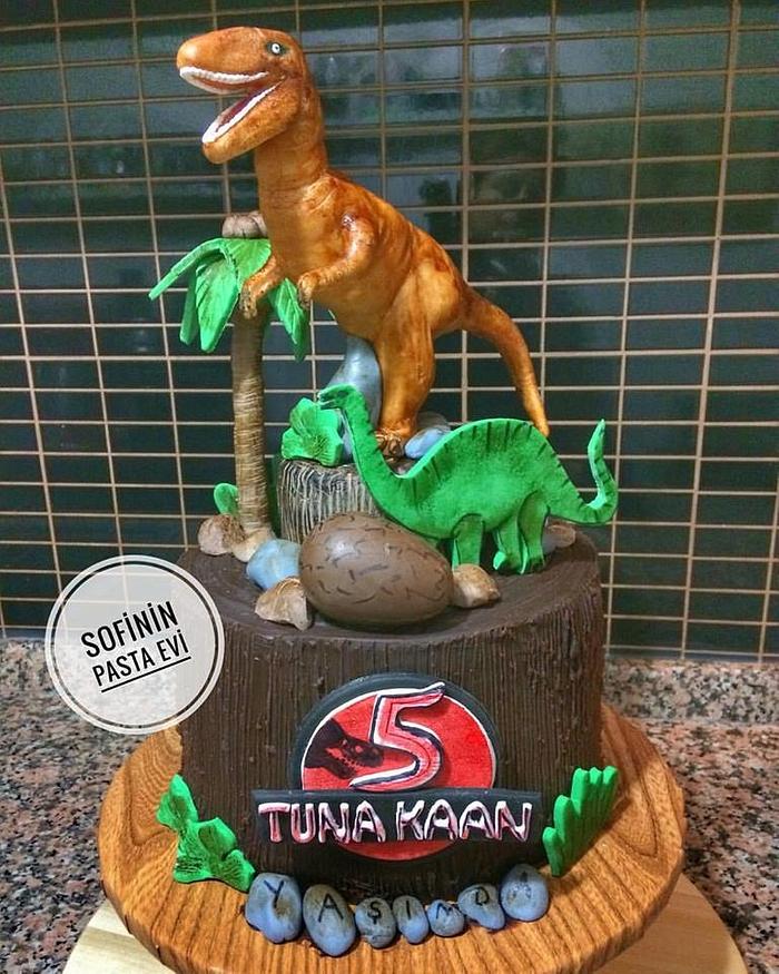 Dinosour T-rex Cake, 