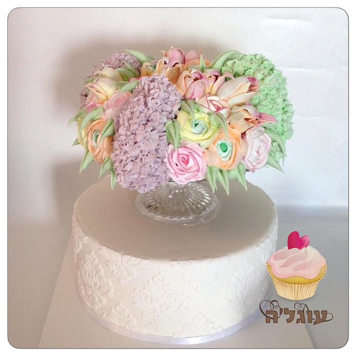 spring flower cake