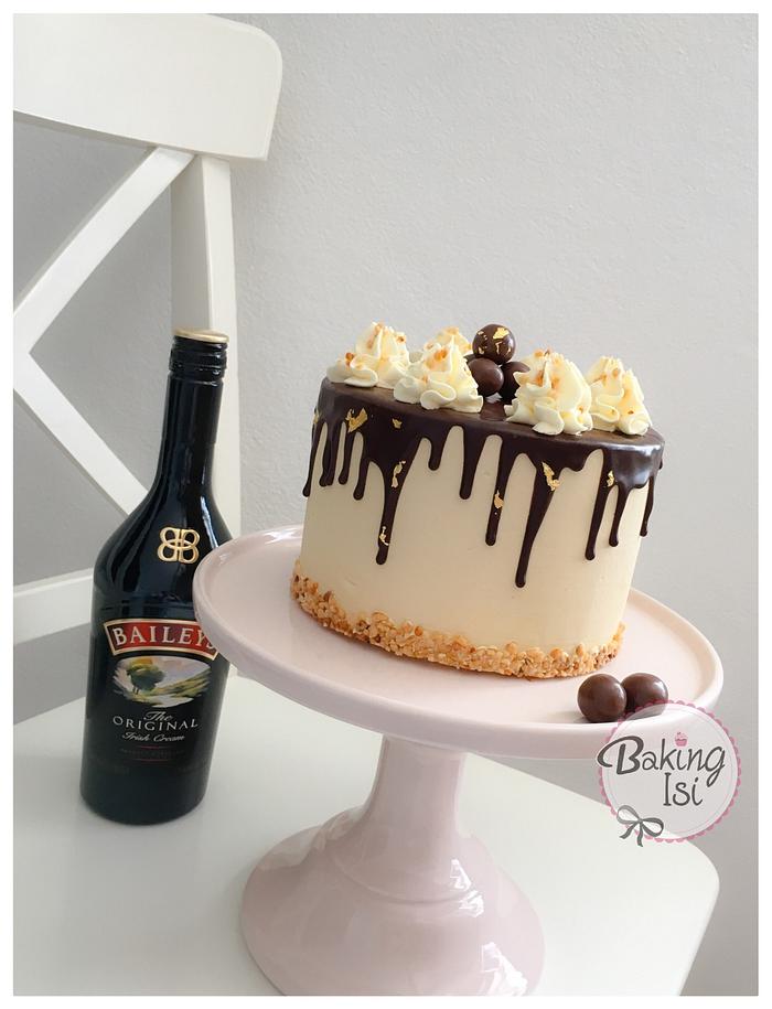 Baileys Chocolate Cake - Easy Irish Cream Cake Recipe - YouTube