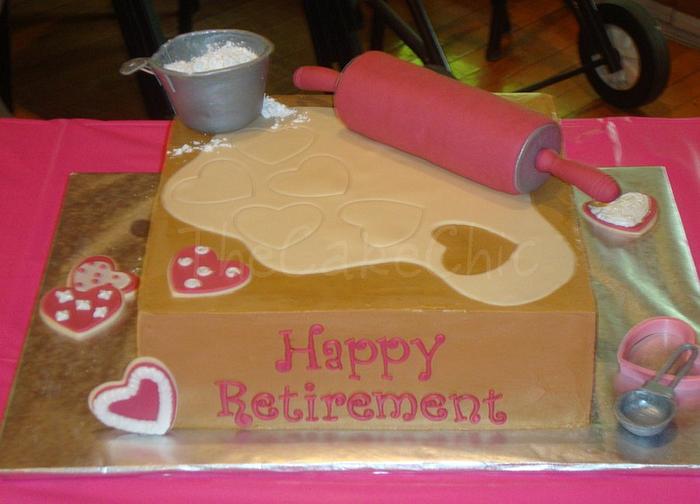Home Ec Teacher Retirement Cake