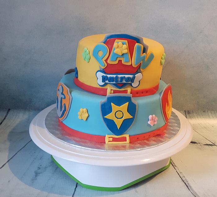 Paw Patrol cake.