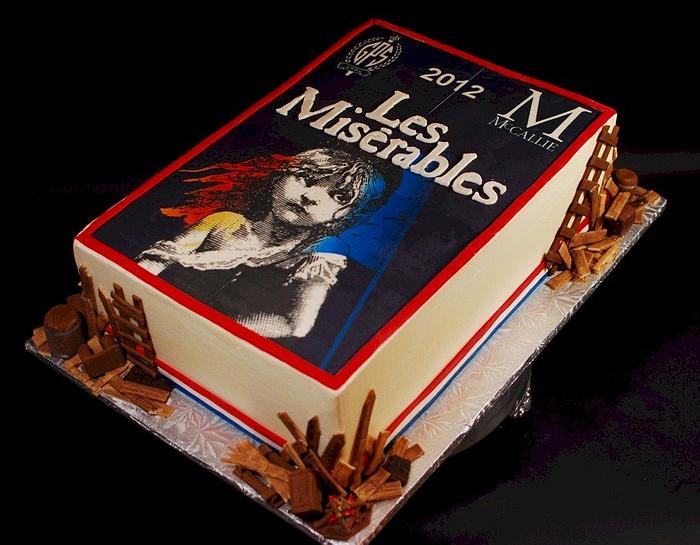 Les Miserables Cast Party Cake