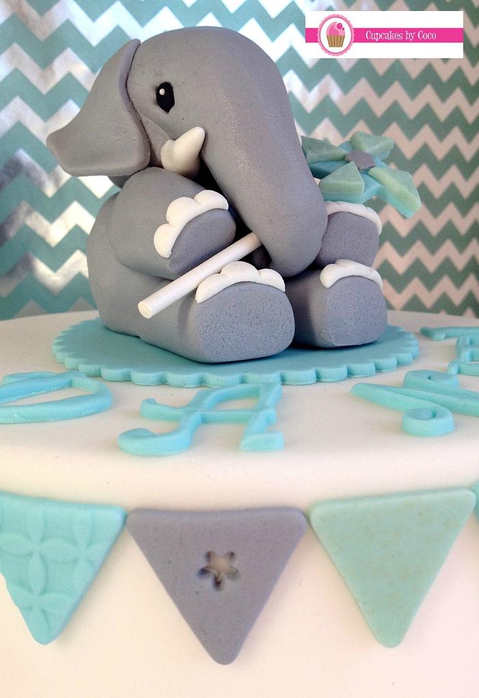 Christening Cake for a Baby Boy