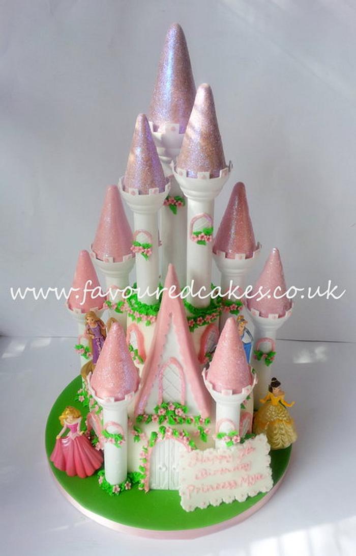 Enchanted Princess Castle Cake