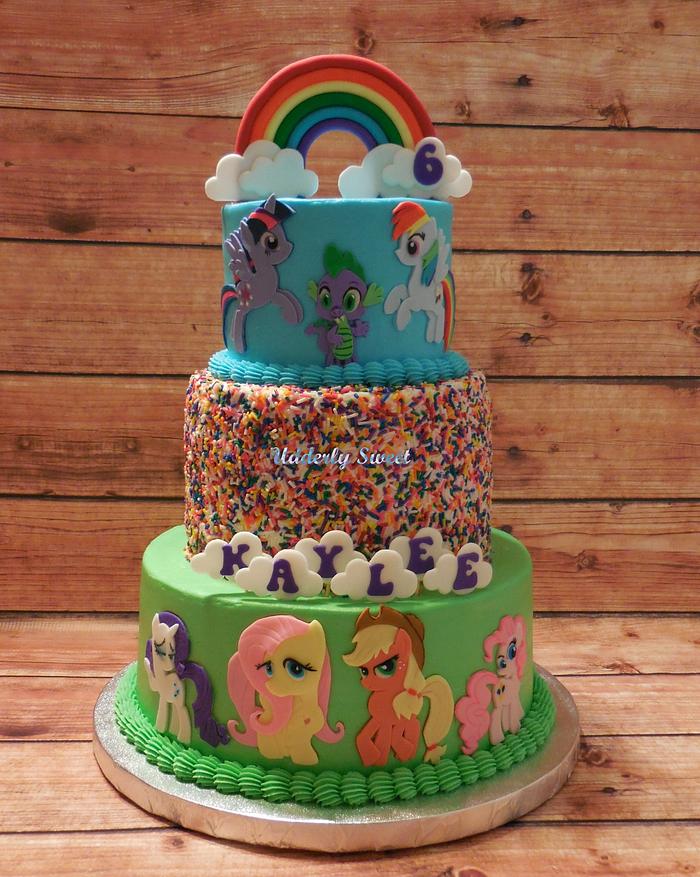 My Little Pony 6th Birthday Cake 