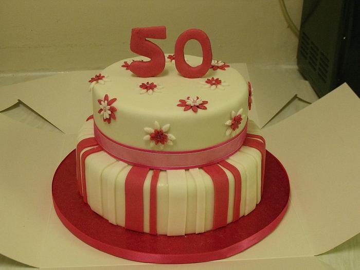 50th birthday cake 