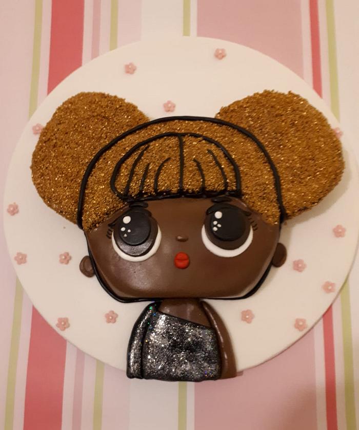 LOL Doll Queen Bee Birthday Cake