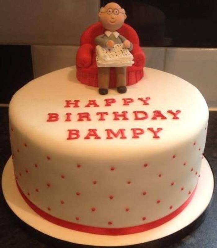 Birthday cake for a 'Bampy'