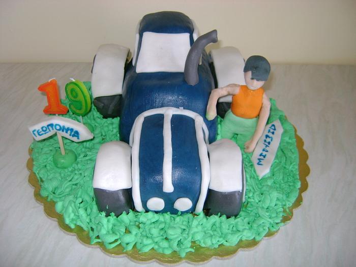 Tractor cake 