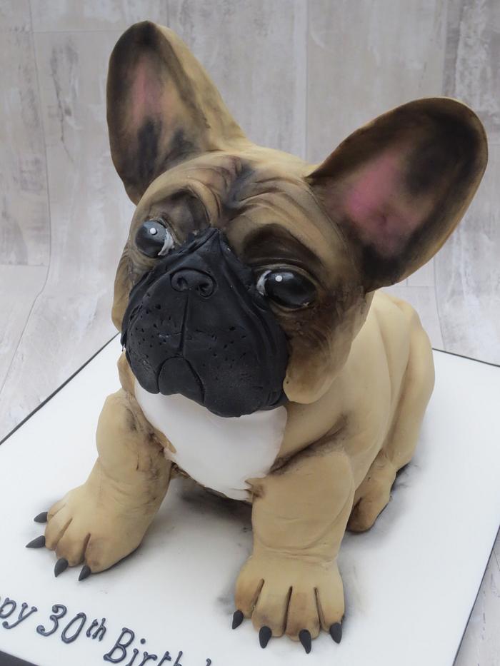 3D Pug Dog Cake