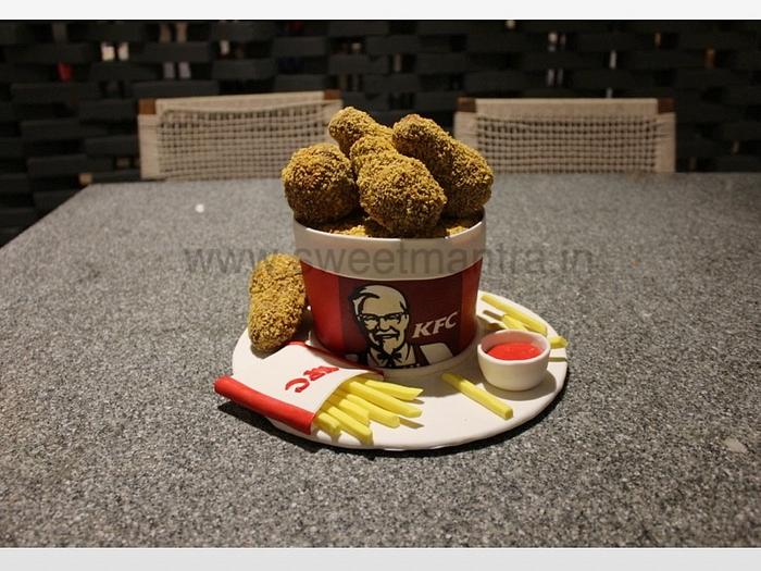 KFC theme cake