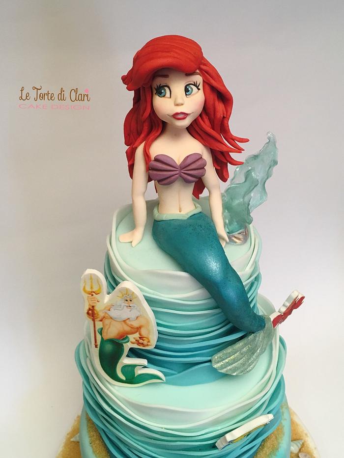 Little mermaid cake